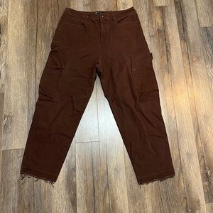 Cargo distressed pants loose fit
